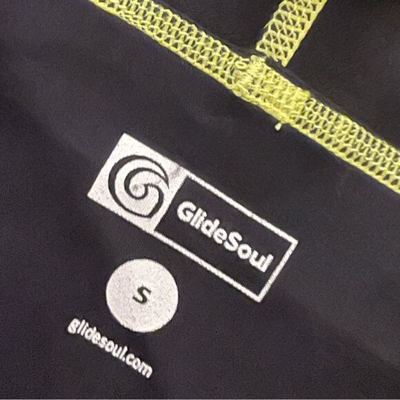 GlideSoul Neoprene Black and Neon Yellow Bikini Bottom Size Small - Picture 9 of 9